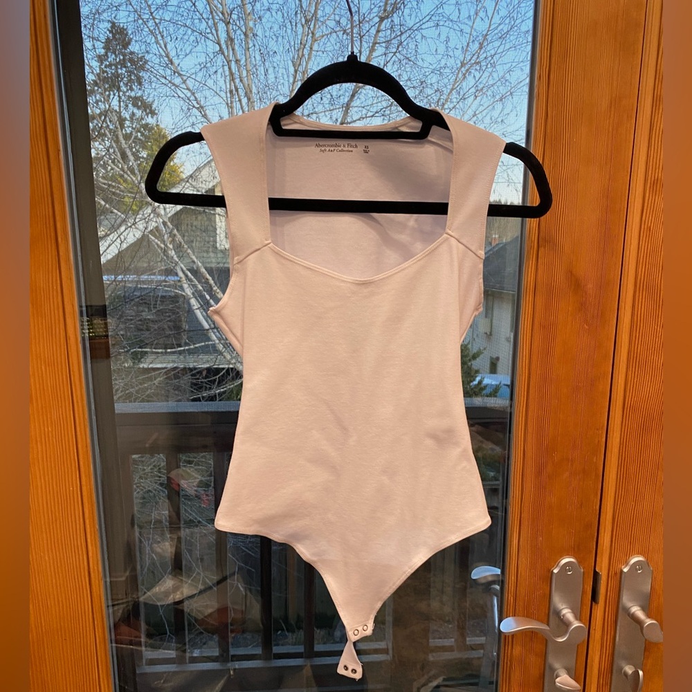 abercrombie and fitch white bodysuit